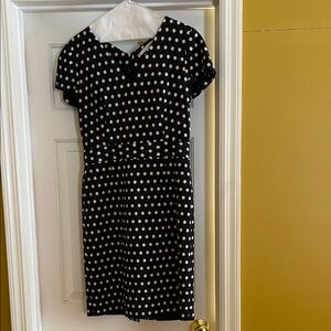 Banana Republic Black and White Polka Dot Mini Dress